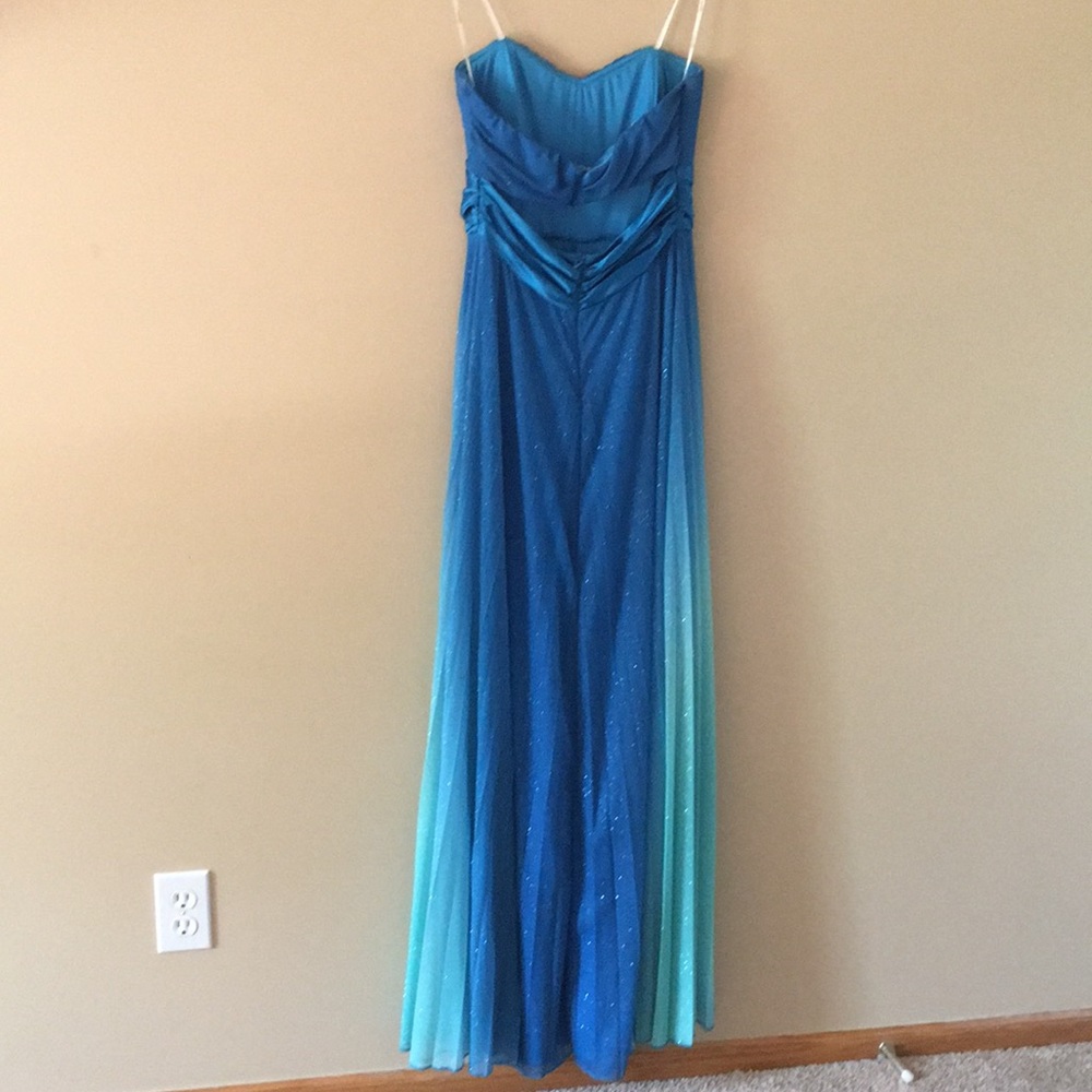 Blue Prom Dress - Picture 2 of 4
